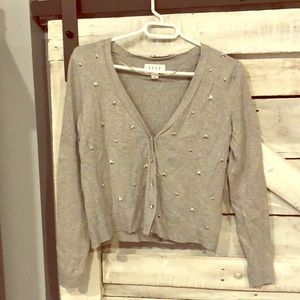 Gray cardigan